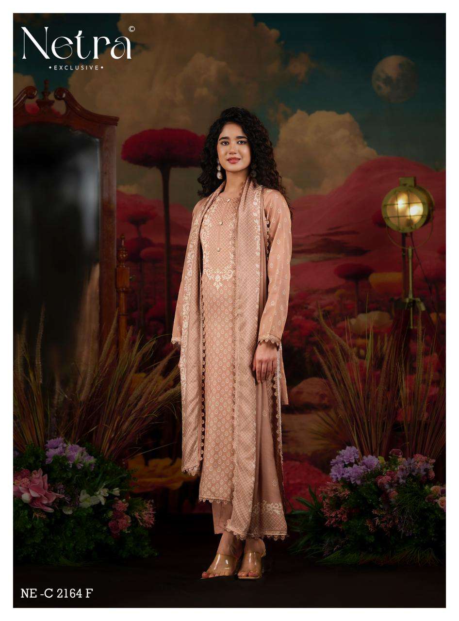 Netra Exclusive Gucci Vol 9 Pure Cotton Digital Printed Dress Material