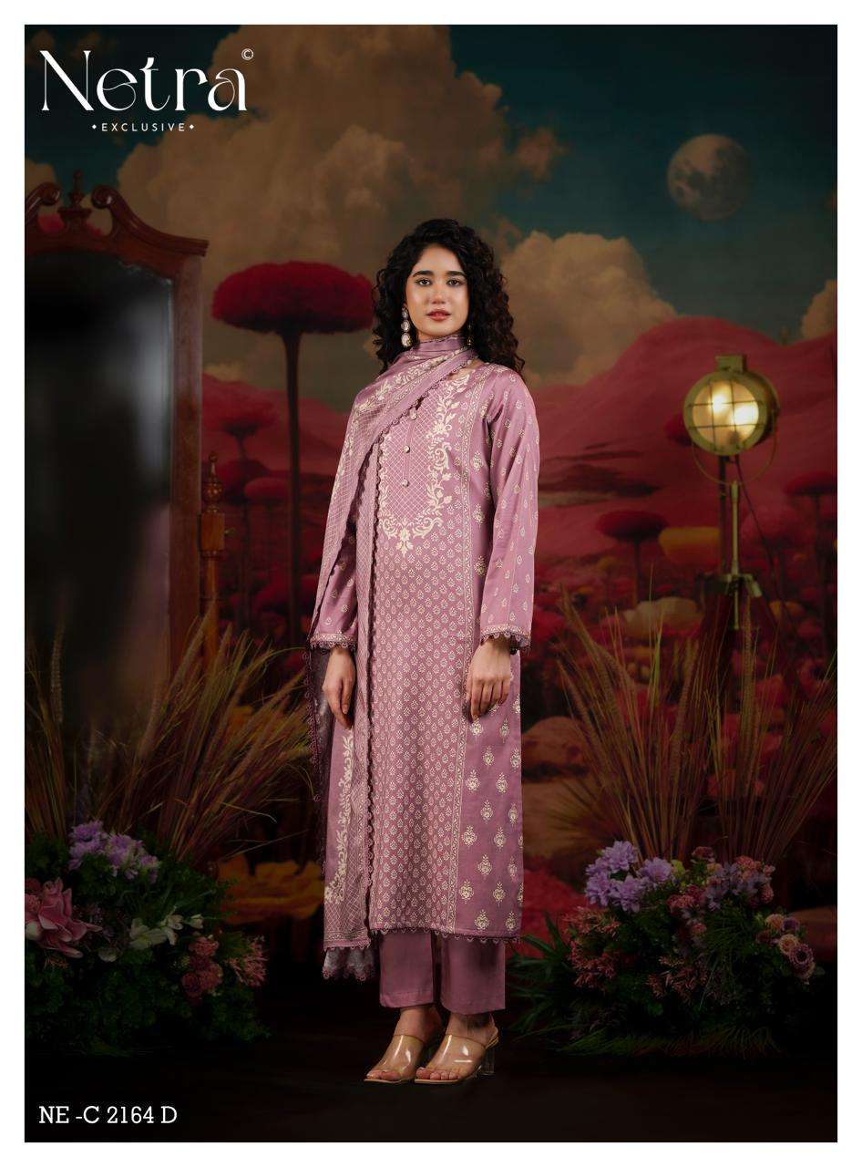 Netra Exclusive Gucci Vol 9 Pure Cotton Digital Printed Dress Material