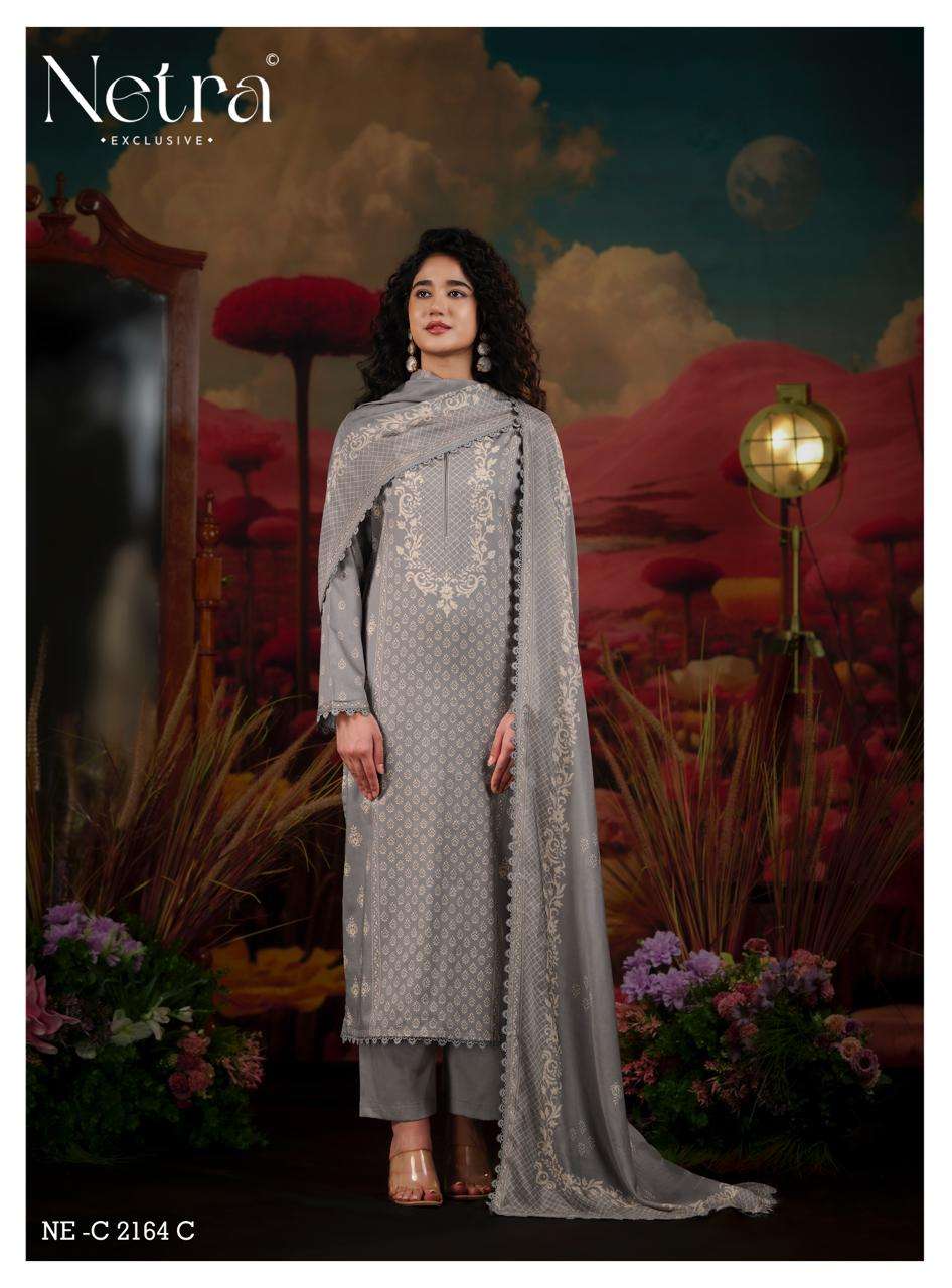 Netra Exclusive Gucci Vol 9 Pure Cotton Digital Printed Dress Material