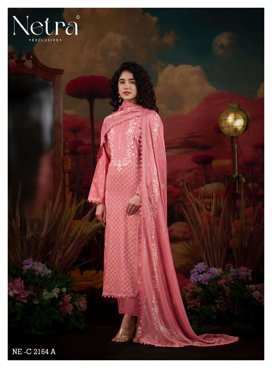Netra Exclusive Gucci Vol 9 Pure Cotton Digital Printed Dress Material