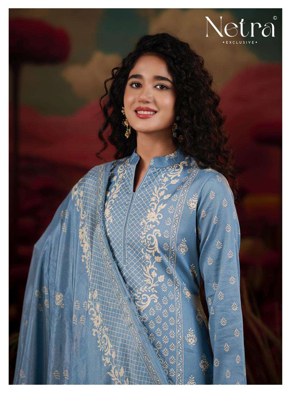 Netra Exclusive Gucci Vol 9 Pure Cotton Digital Printed Dress Material