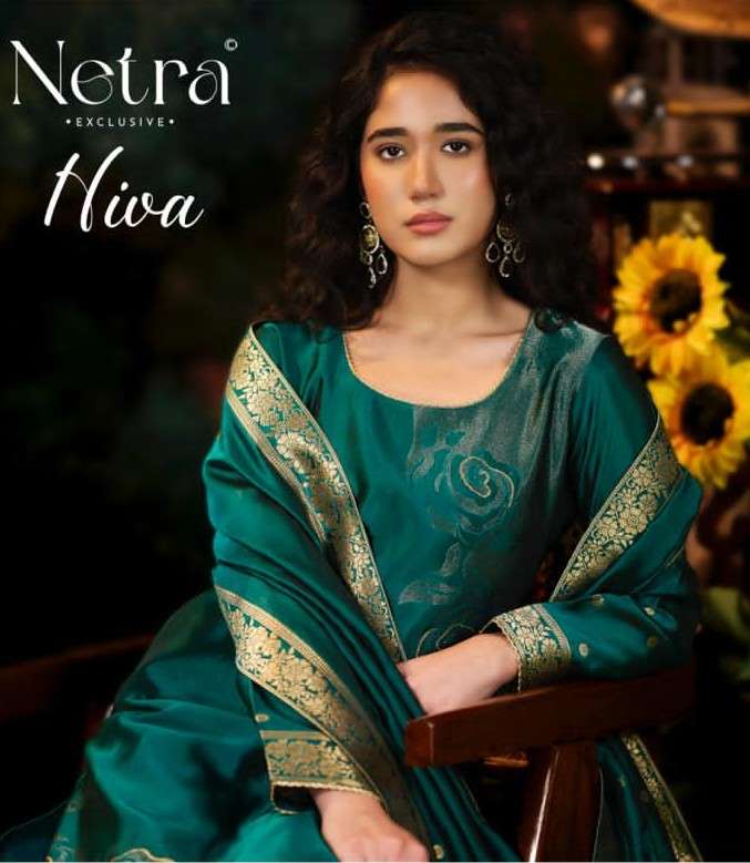 Netra Exclusive Hiva Woven Silk Jacquard Pakistani Suit