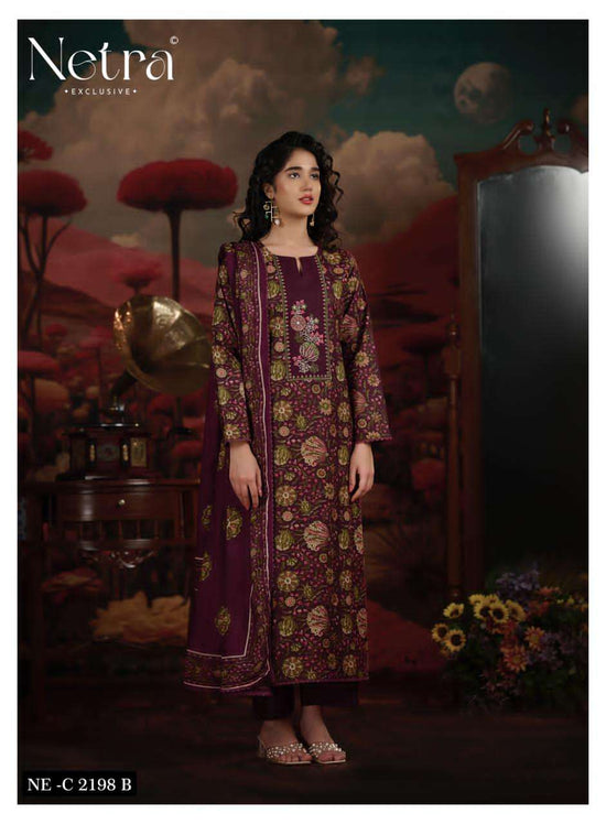 Netra Exclusive Jena Premium Cotton Dress Material