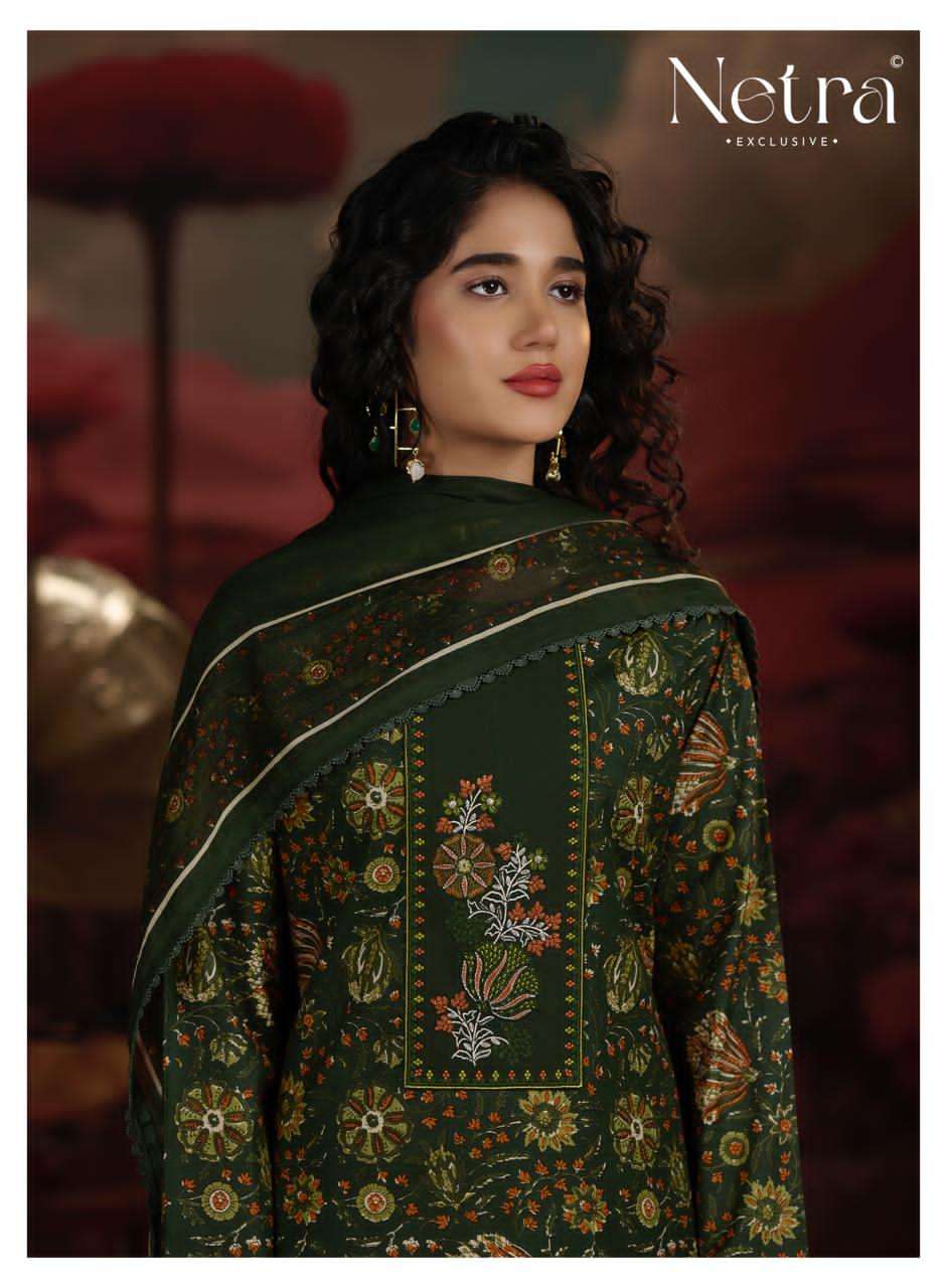 Netra Exclusive Jena Premium Cotton Dress Material