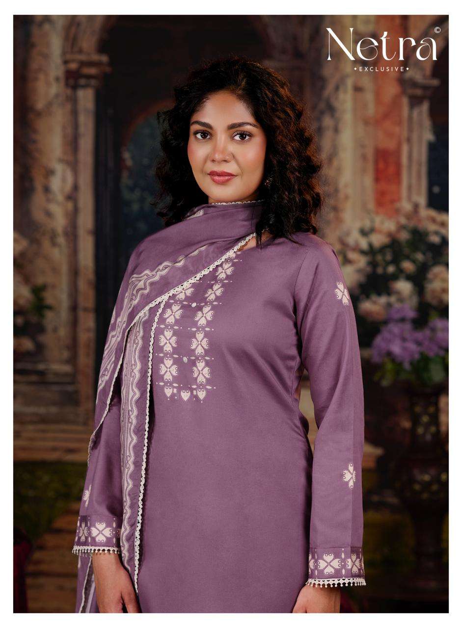 Netra Exclusive Jhalak Vol 4 Cotton Digital Print Dress Material - Amrah Wholesale