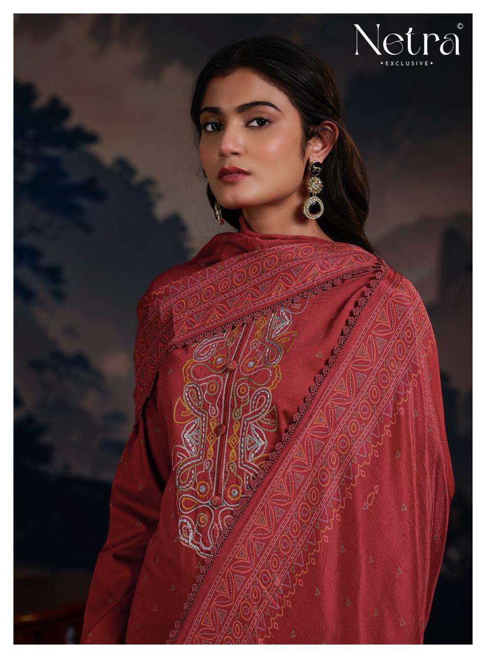 Netra Exclusive Juvi Dress Material Wholesale Catalogue - Amrah Wholesale