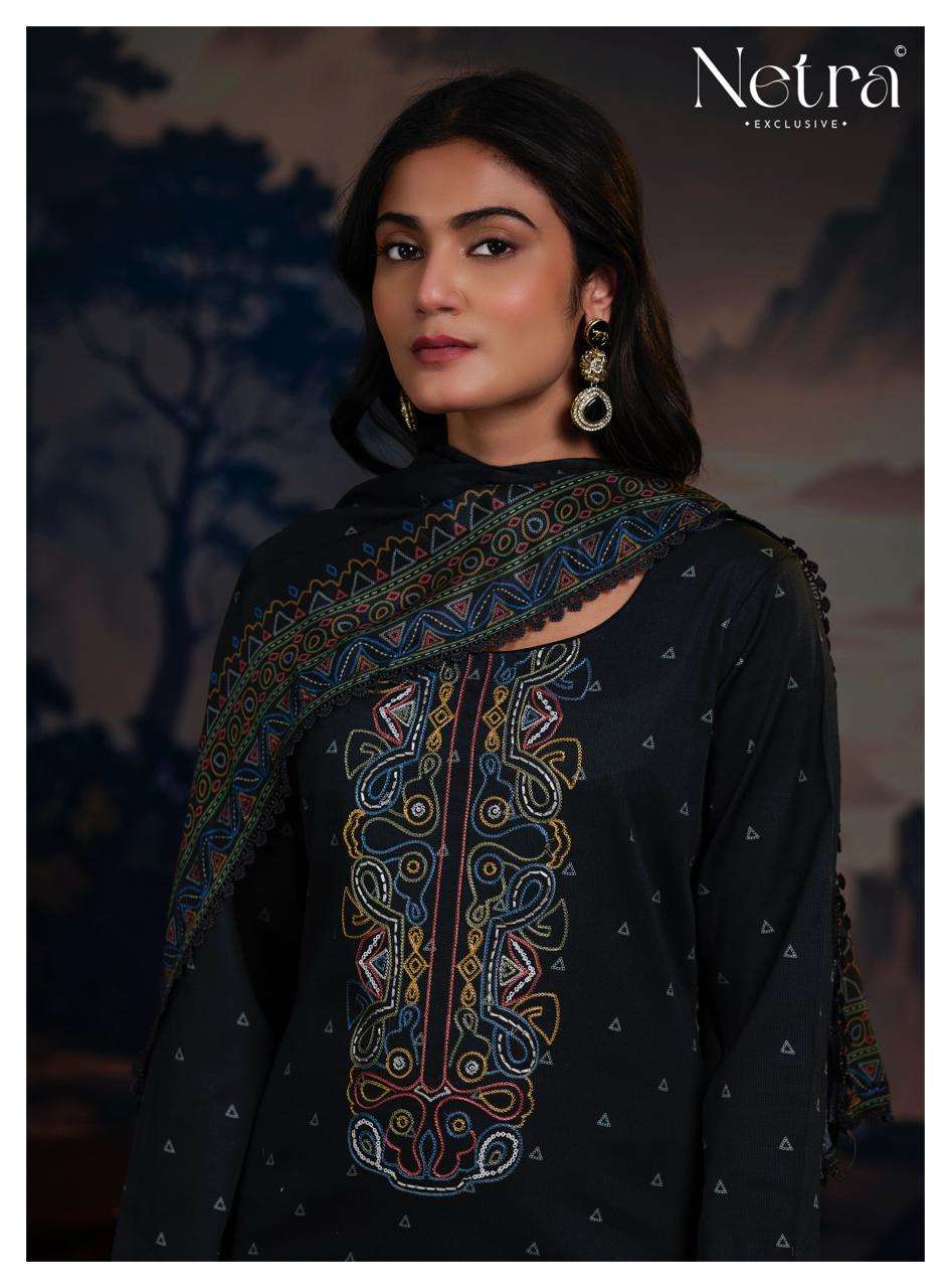 Netra Exclusive Juvi Dress Material Wholesale Catalogue - Amrah Wholesale