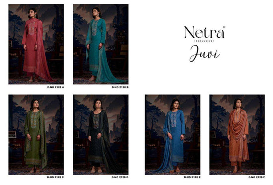 Netra Exclusive Juvi Dress Material Wholesale Catalogue - Amrah Wholesale