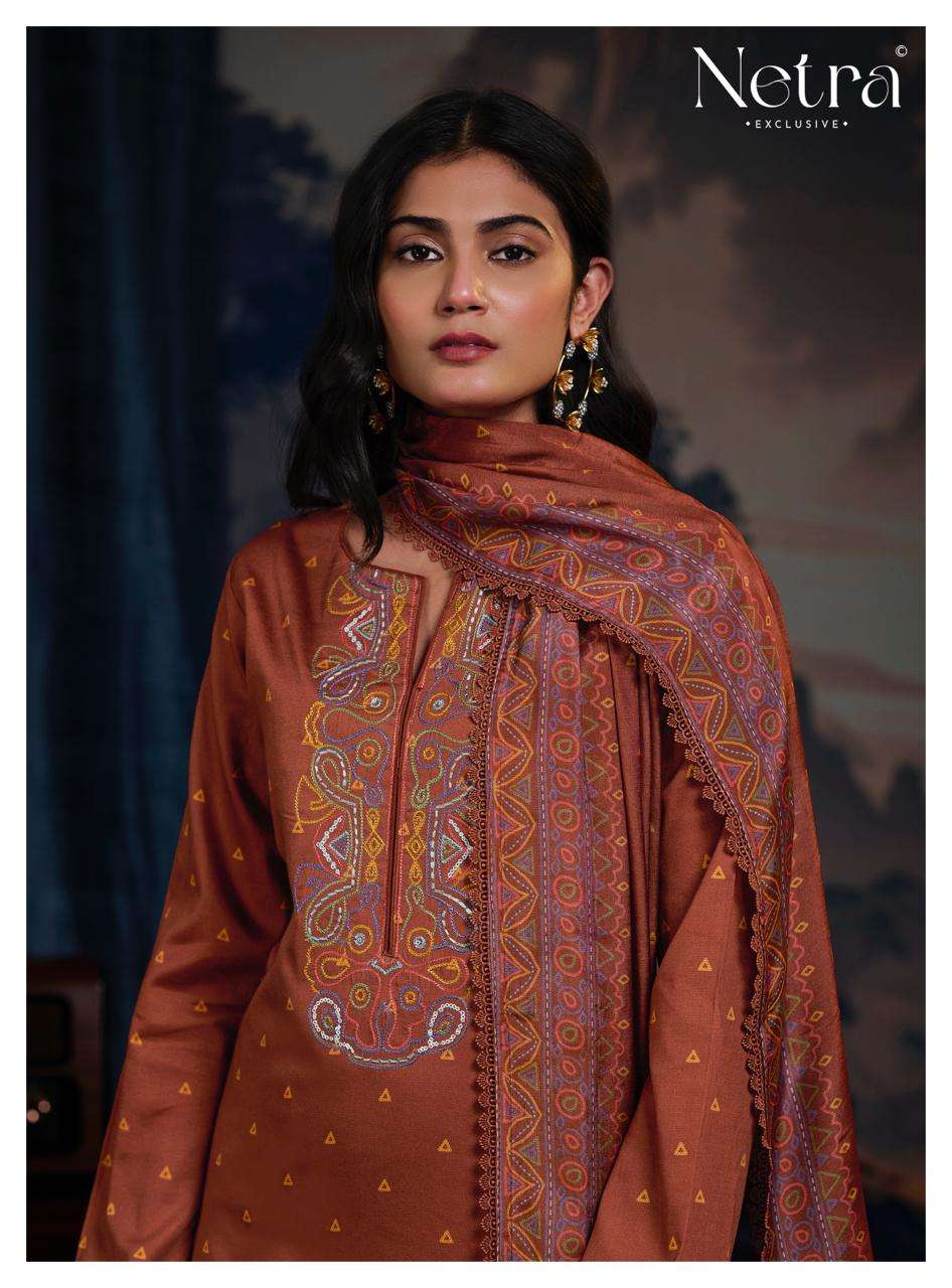 Netra Exclusive Juvi Dress Material Wholesale Catalogue - Amrah Wholesale