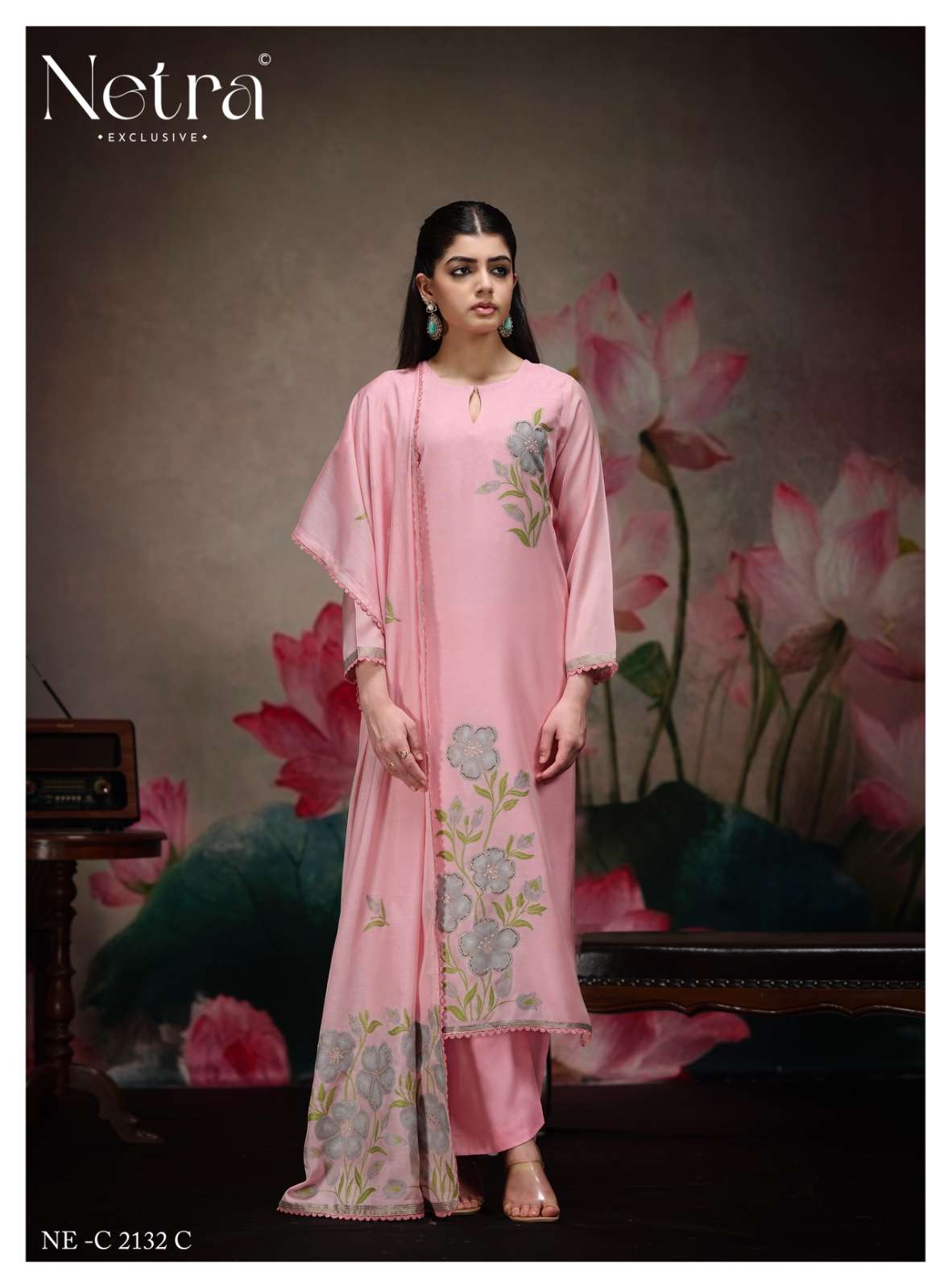 Netra Exclusive Kashish Dress Material Wholesale Catalogue - Amrah Wholesale