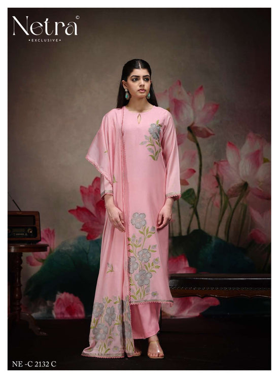 Netra Exclusive Kashish Dress Material Wholesale Catalogue - Amrah Wholesale