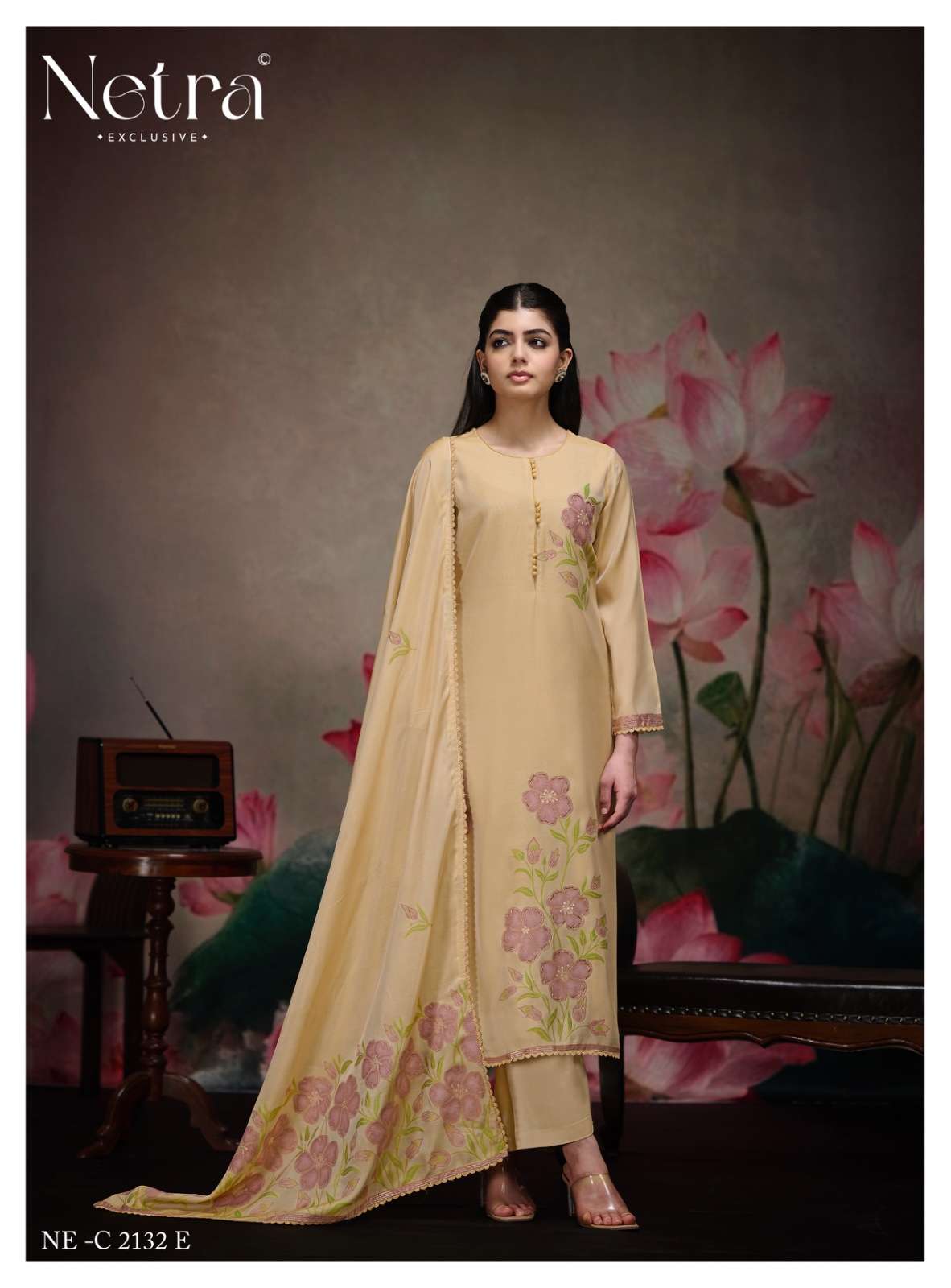 Netra Exclusive Kashish Dress Material Wholesale Catalogue - Amrah Wholesale