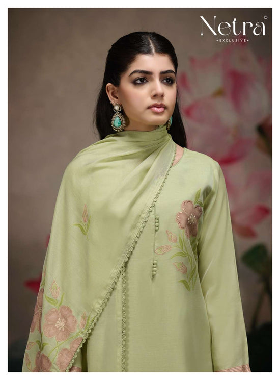 Netra Exclusive Kashish Dress Material Wholesale Catalogue - Amrah Wholesale