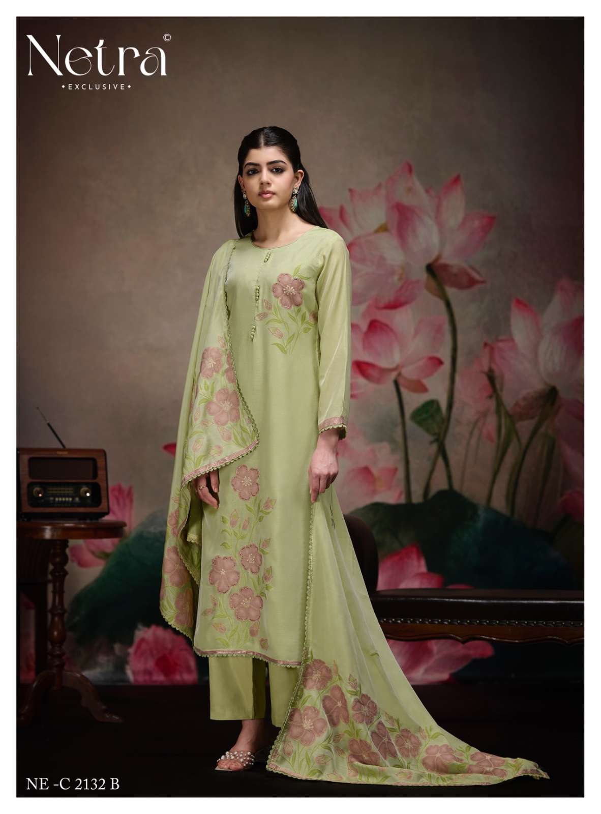 Netra Exclusive Kashish Dress Material Wholesale Catalogue - Amrah Wholesale