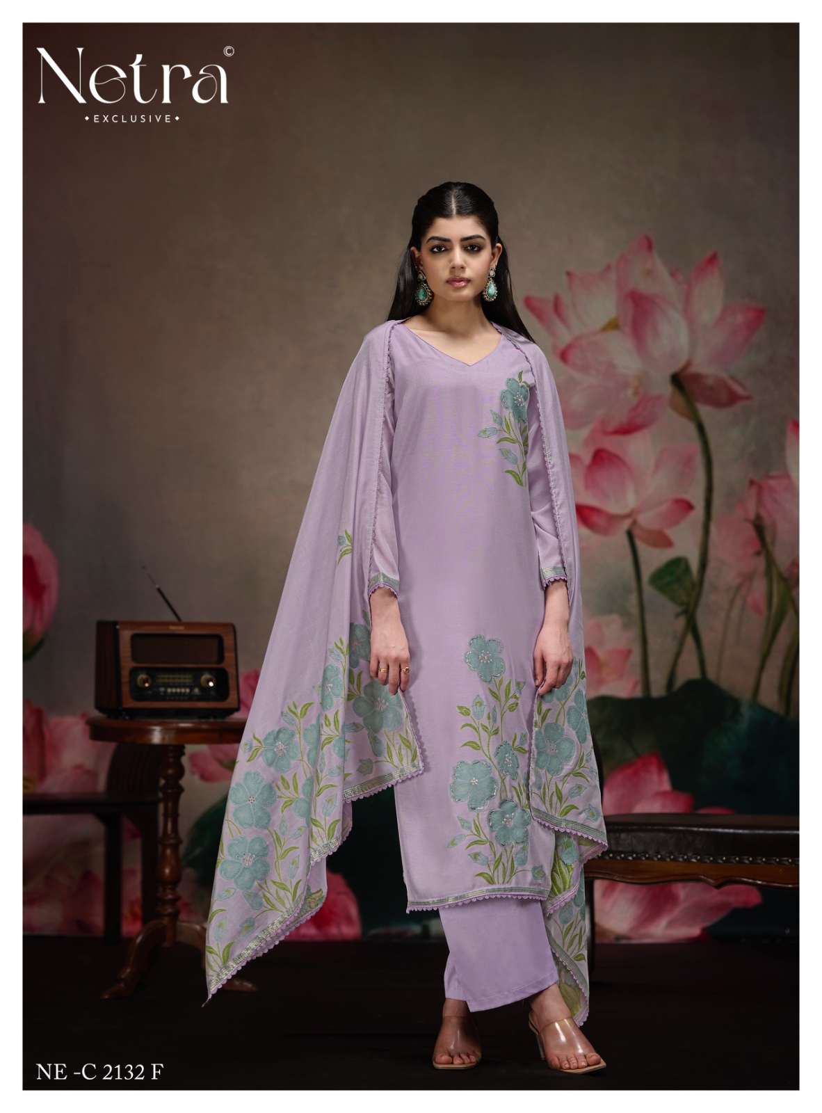 Netra Exclusive Kashish Dress Material Wholesale Catalogue - Amrah Wholesale