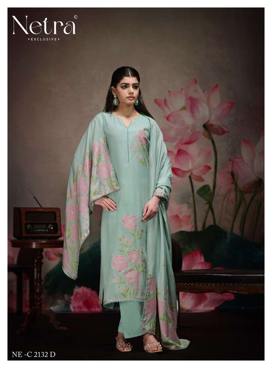 Netra Exclusive Kashish Dress Material Wholesale Catalogue - Amrah Wholesale