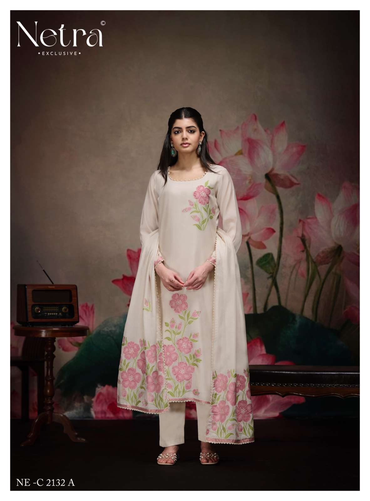 Netra Exclusive Kashish Dress Material Wholesale Catalogue - Amrah Wholesale