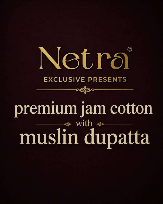 Netra Exclusive Kristi Pure Cotton Premium Dress Material Collection - Amrah Wholesale