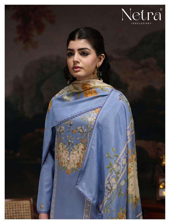 Netra Exclusive Kristi Pure Cotton Premium Dress Material Collection - Amrah Wholesale