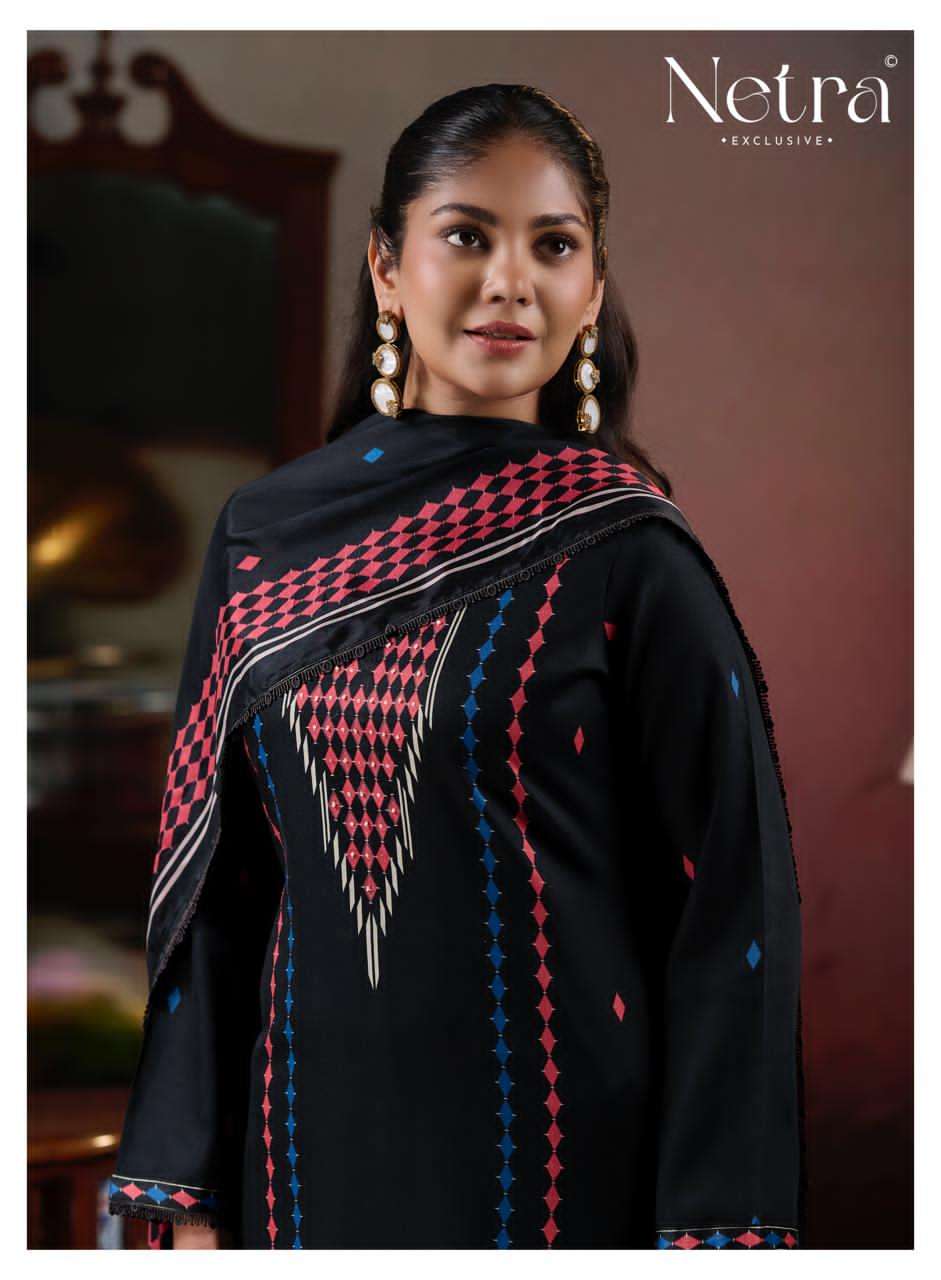 Netra Exclusive Levisha Pure Cotton Digital Printed Dress Material