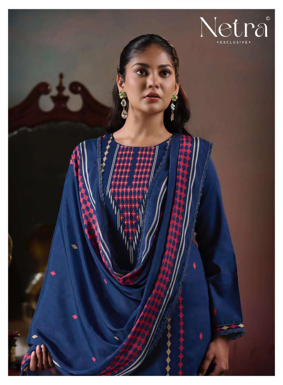 Netra Exclusive Levisha Pure Cotton Digital Printed Dress Material