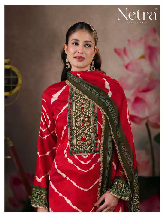 NETRA EXCLUSIVE MAHEK VOL-3 Bemberg Muslin Salwar Suit