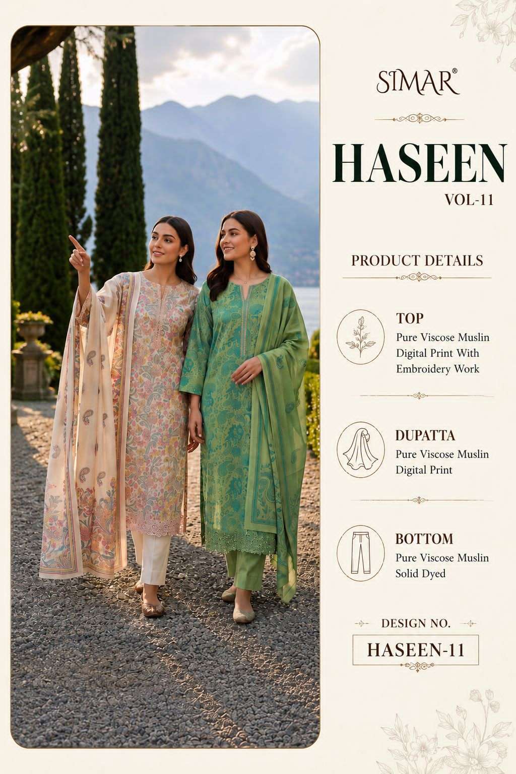 NETRA EXCLUSIVE MAHEK VOL-3 Bemberg Muslin Salwar Suit