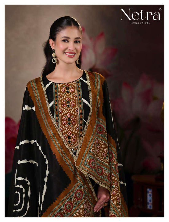 NETRA EXCLUSIVE MAHEK VOL-3 Bemberg Muslin Salwar Suit