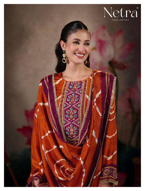 NETRA EXCLUSIVE MAHEK VOL-3 Bemberg Muslin Salwar Suit