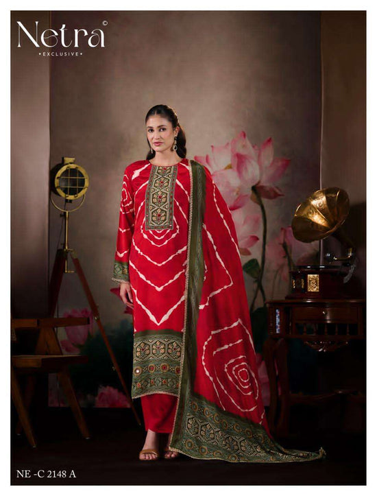 NETRA EXCLUSIVE MAHEK VOL-3 Bemberg Muslin Salwar Suit