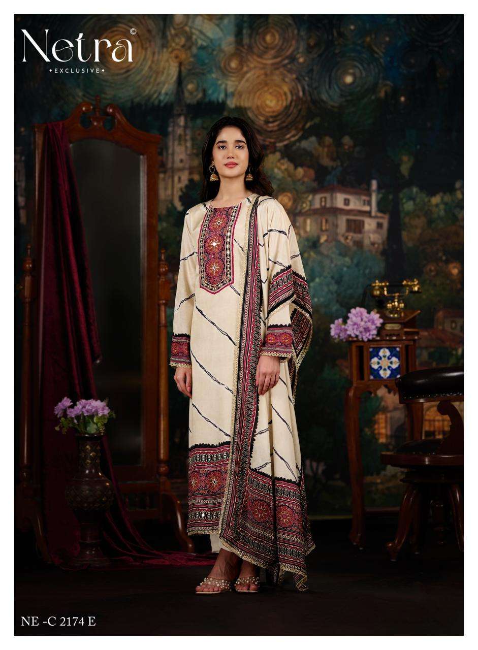 Netra Exclusive Mahek Vol 5 Bemberg Muslin Digital Printed Dress Material