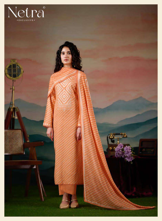 Netra Exclusive Mahi Premium Cotton Digital Print Dress Material - Amrah Wholesale