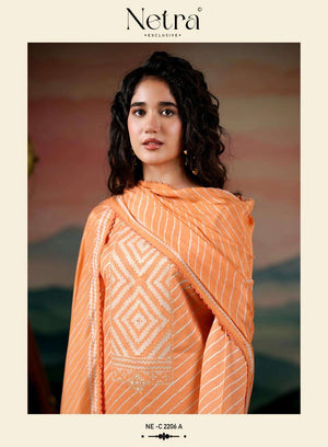 Netra Exclusive Mahi Premium Cotton Digital Print Dress Material - Amrah Wholesale