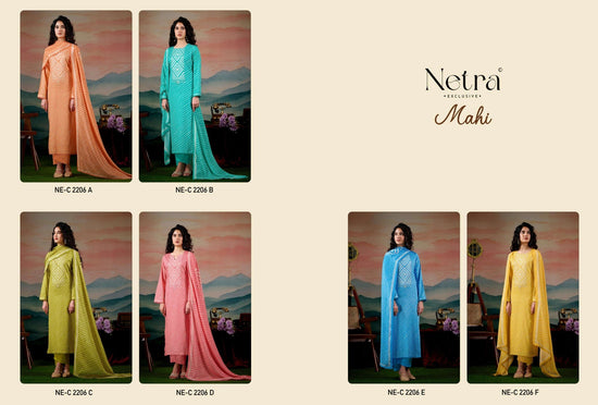 Netra Exclusive Mahi Premium Cotton Digital Print Dress Material - Amrah Wholesale