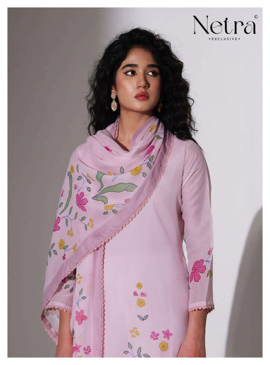Netra Exclusive Mishri Banarasi Chanderi Pakistani Suit - Amrah Wholesale
