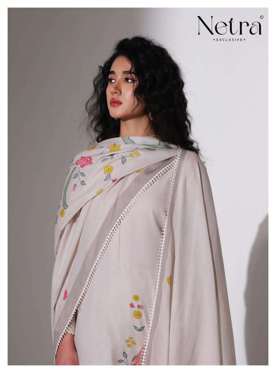 Netra Exclusive Mishri Banarasi Chanderi Pakistani Suit - Amrah Wholesale