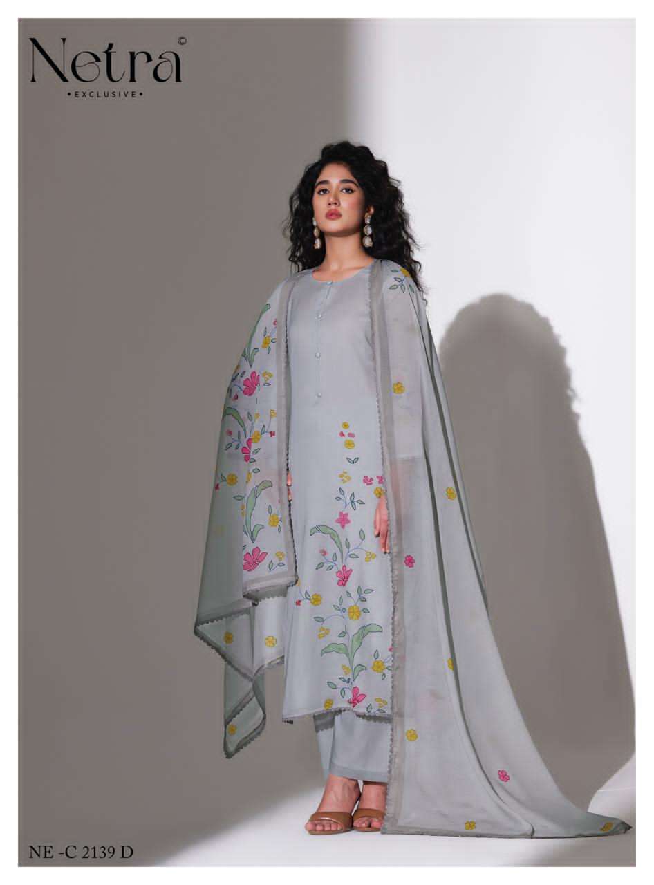 Netra Exclusive Mishri Banarasi Chanderi Pakistani Suit - Amrah Wholesale