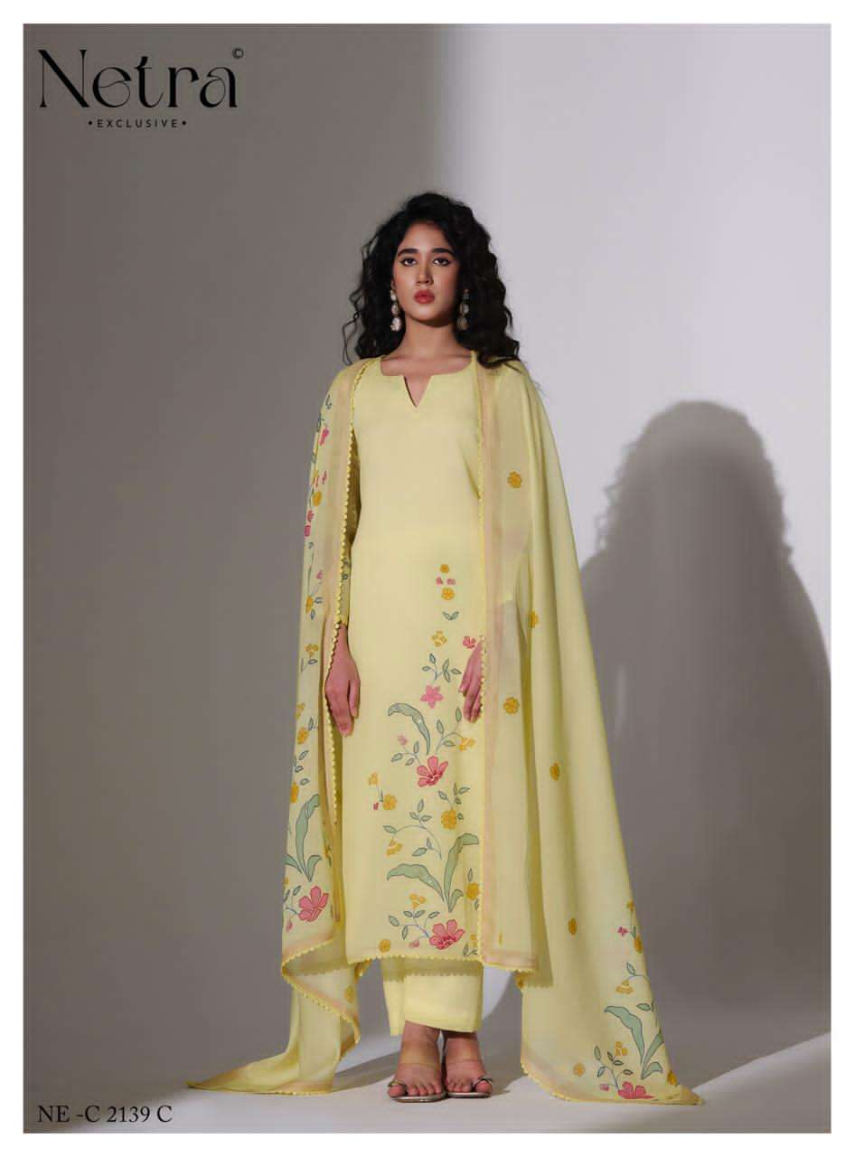 Netra Exclusive Mishri Banarasi Chanderi Pakistani Suit - Amrah Wholesale