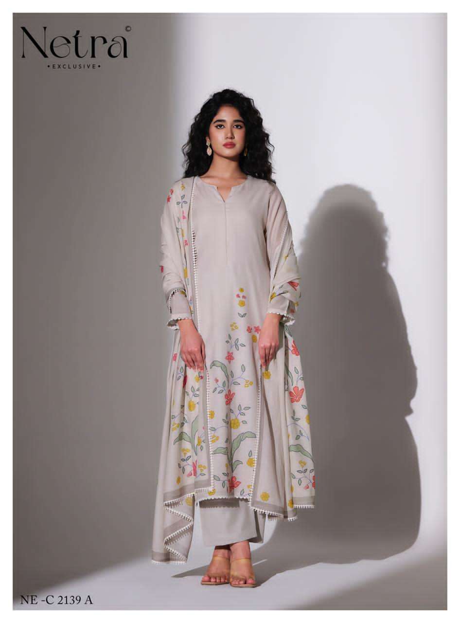 Netra Exclusive Mishri Banarasi Chanderi Pakistani Suit - Amrah Wholesale