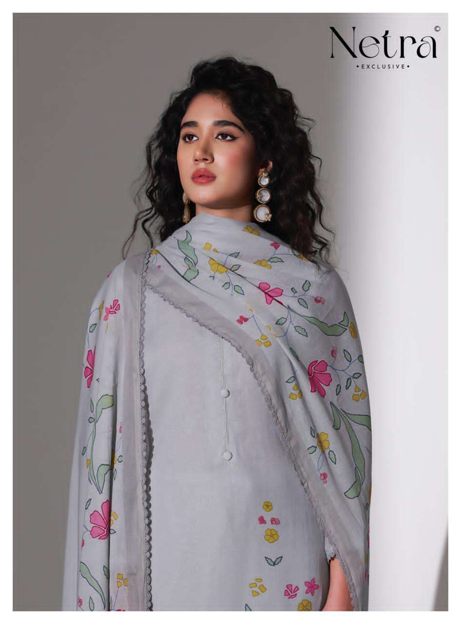 Netra Exclusive Mishri Banarasi Chanderi Pakistani Suit - Amrah Wholesale