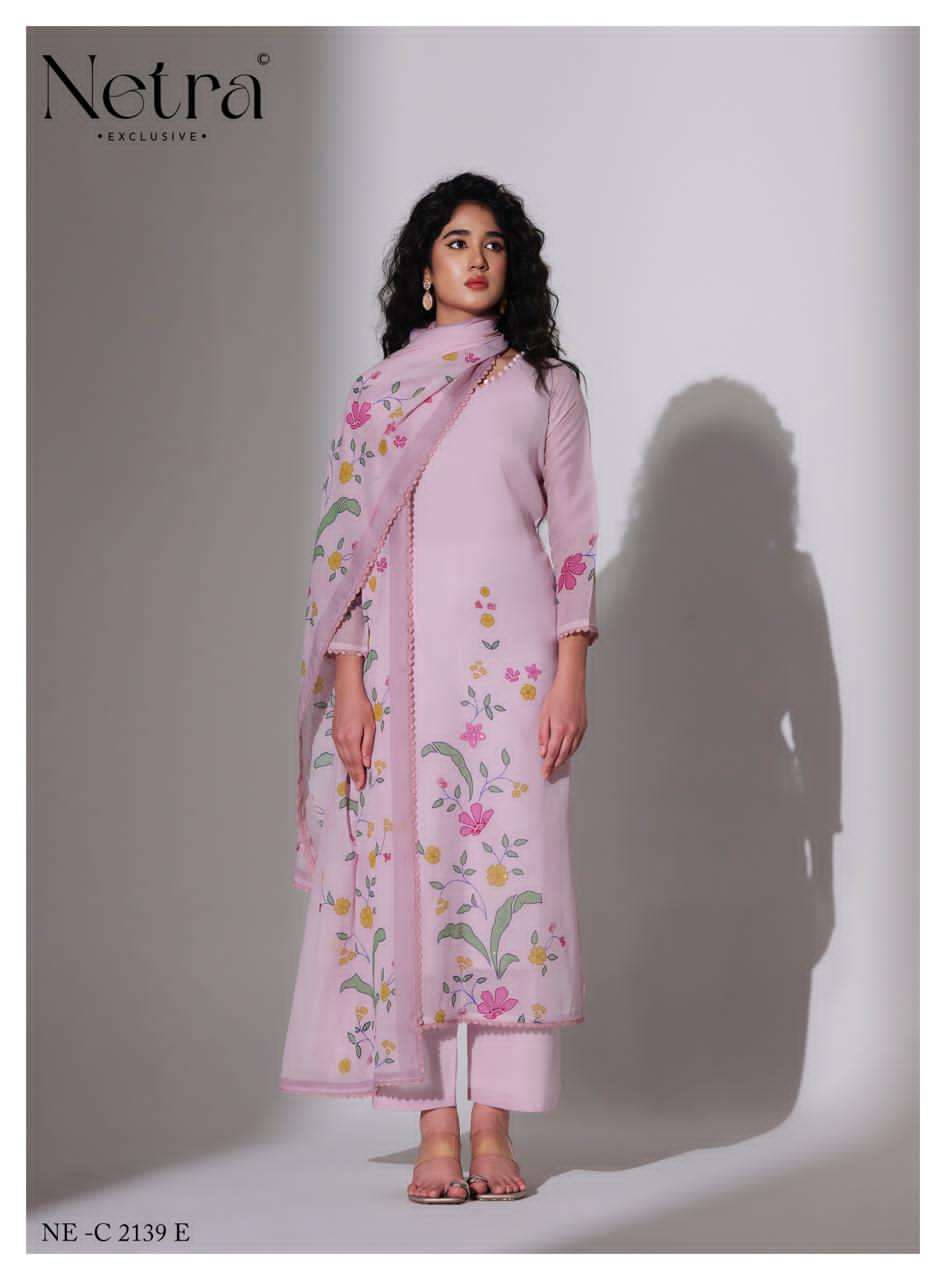 Netra Exclusive Mishri Banarasi Chanderi Pakistani Suit - Amrah Wholesale