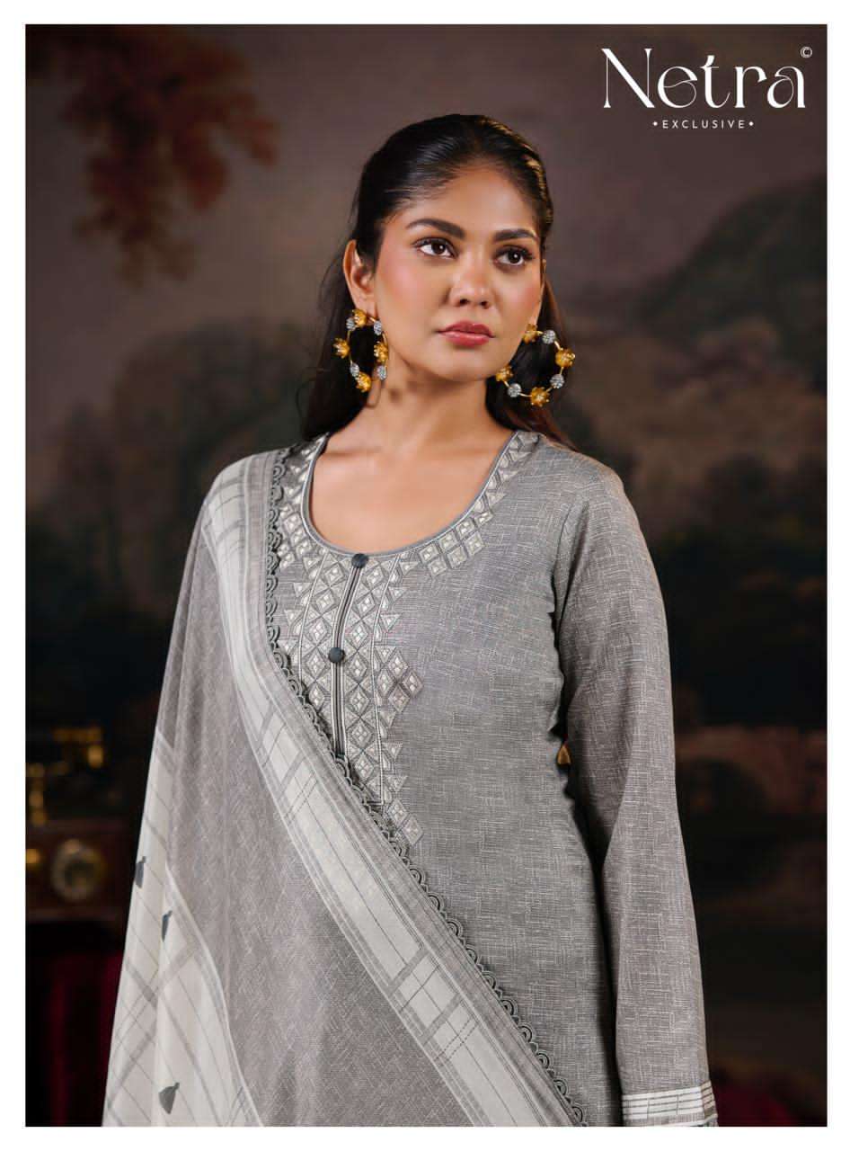 Netra Exclusive Mitya Pure Cotton Dress Material - Amrah Wholesale