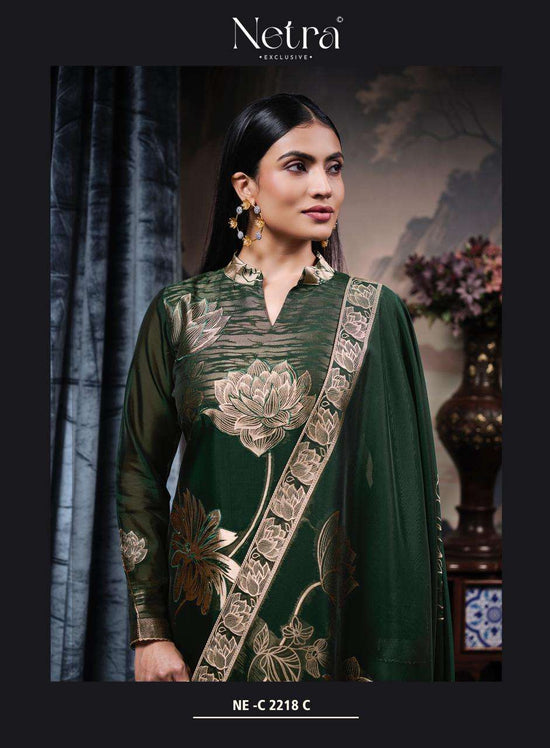 Netra Exclusive Navya Vol 2 Viscose Silk Jacquard Dress Material