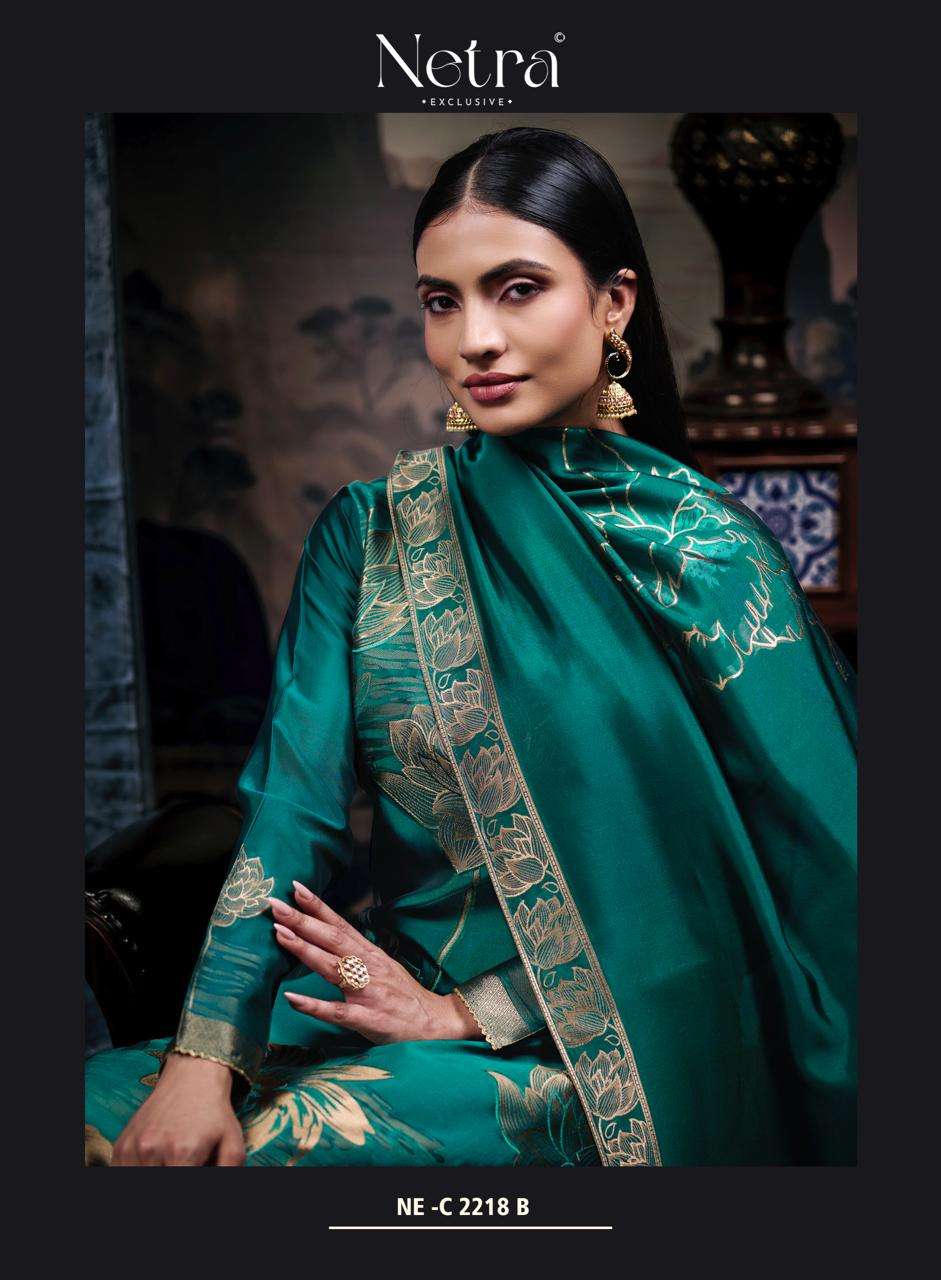 Netra Exclusive Navya Vol 2 Viscose Silk Jacquard Dress Material