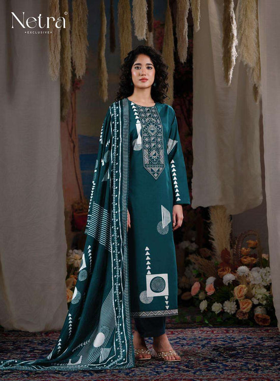 Netra Exclusive Piyanshi Premium Cotton Dress Material - Amrah Wholesale