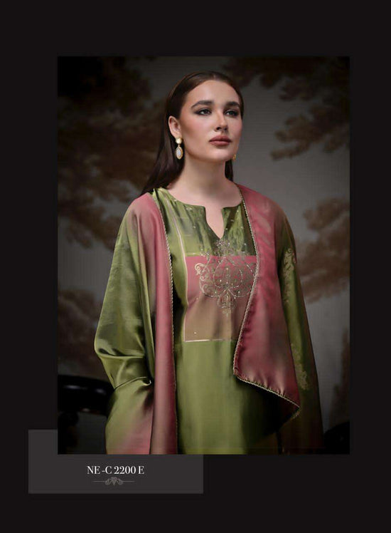 Netra Exclusive Pranati Premium Jacquard Silk Party Wear Dress Material Collection
