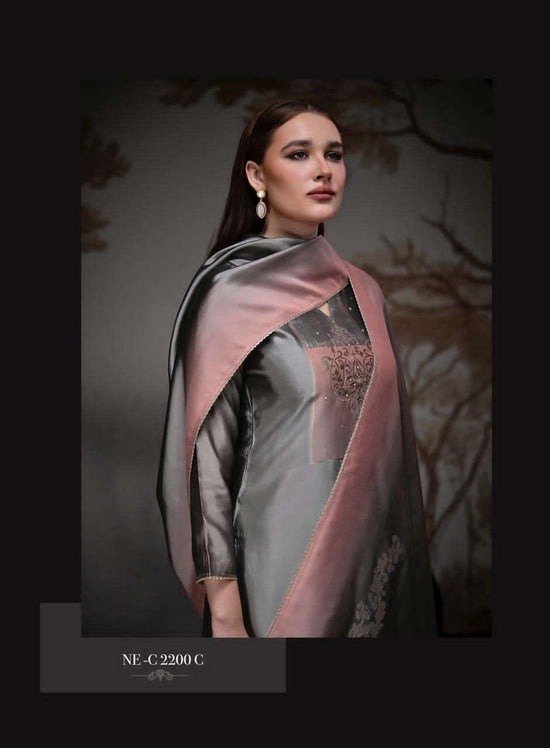 Netra Exclusive Pranati Premium Jacquard Silk Party Wear Dress Material Collection