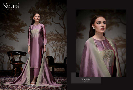 Netra Exclusive Pranati Premium Jacquard Silk Party Wear Dress Material Collection