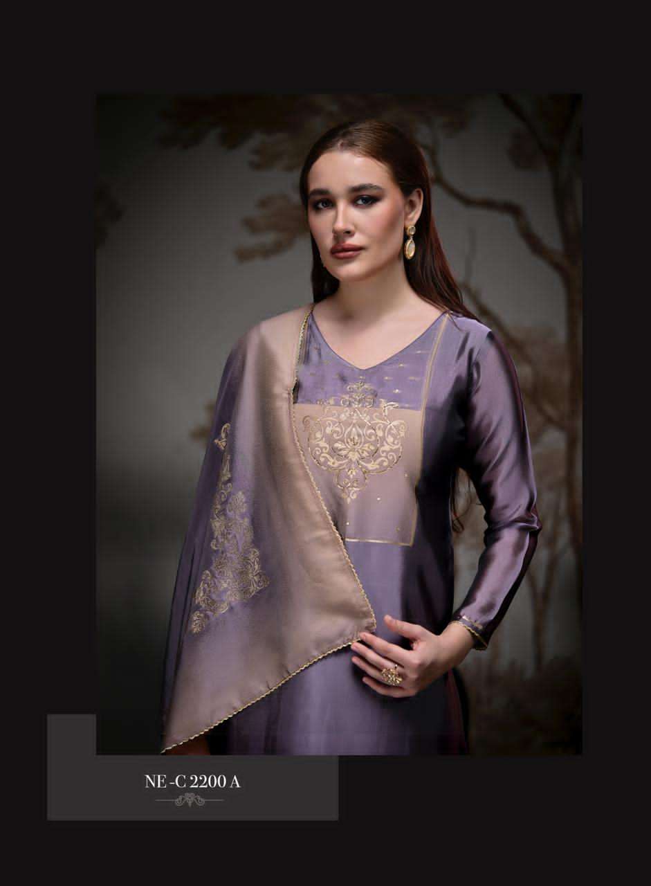 Netra Exclusive Pranati Premium Jacquard Silk Party Wear Dress Material Collection