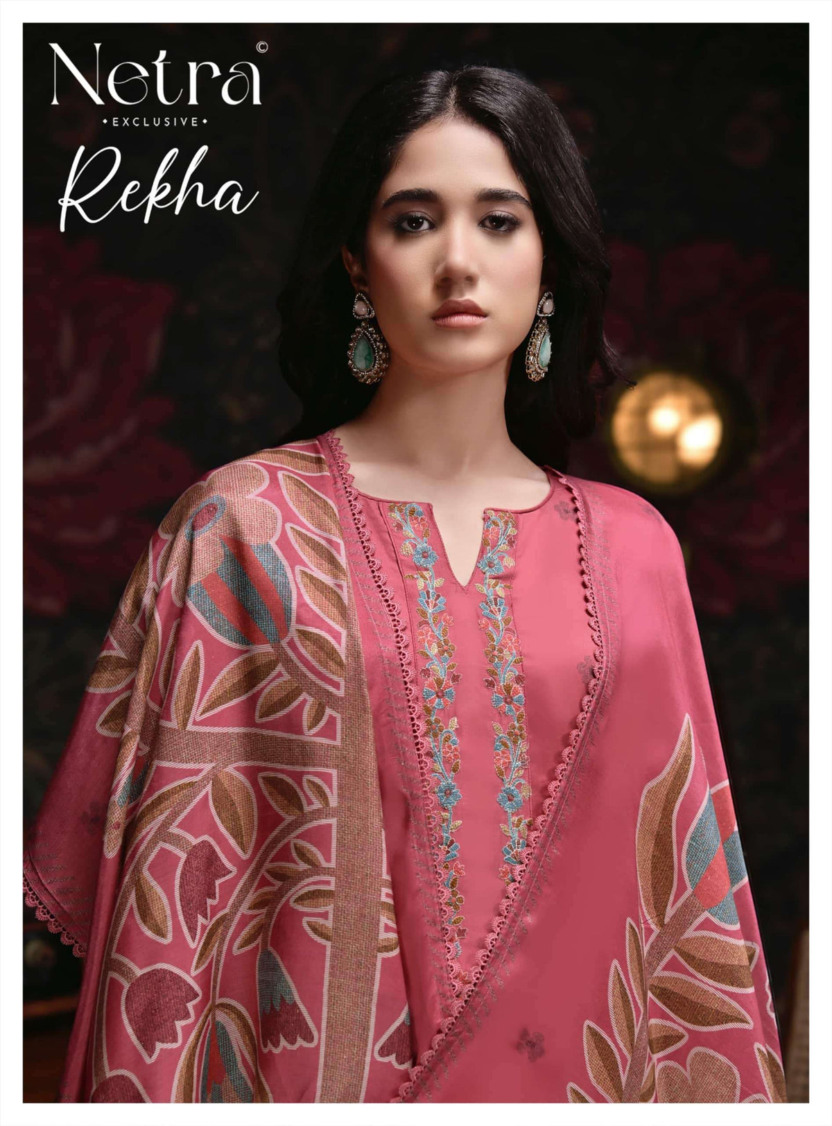 Netra Exclusive Rekha Dress Material Wholesale Catalogue - Amrah Wholesale